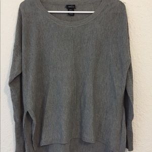 grey sweater